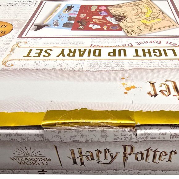 Harry Potter Wizarding World Light-Up Diary Set With Stickers & Topper Pen - Picture 8 of 10